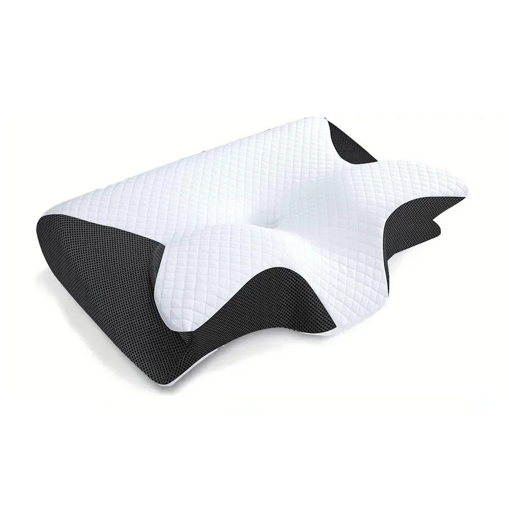 Neck Pillow | Ergonomic Memory Foam & Breathable Mesh