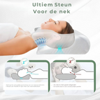 Neck Pillow | Ergonomic Memory Foam & Breathable Mesh