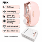 Electric Nail Clipper | 3-in-1 Cut, File & Polish | USB Rechargeable