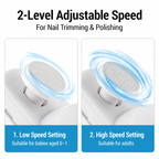Electric Nail Clipper | 3-in-1 Cut, File & Polish | USB Rechargeable
