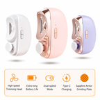 Electric Nail Clipper | 3-in-1 Cut, File & Polish | USB Rechargeable