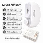 Electric Nail Clipper | 3-in-1 Cut, File & Polish | USB Rechargeable