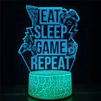 3D LED Lamp | Laser-Engraved Acrylic & Remote Control | 16 Colors