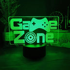 3D LED Lamp | Laser-Engraved Acrylic & Remote Control | 16 Colors