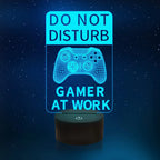 3D LED Lamp | Laser-Engraved Acrylic & Remote Control | 16 Colors