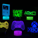 3D LED Lamp | Laser-Engraved Acrylic & Remote Control | 16 Colors