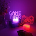 3D LED Lamp | Laser-Engraved Acrylic & Remote Control | 16 Colors