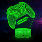 3D LED Lamp | Laser-Engraved Acrylic & Remote Control | 16 Colors
