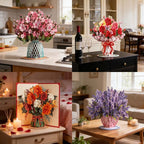 3D Pop-Up Greeting Card | Laser-Cut Floral Bouquet & Writable Interior