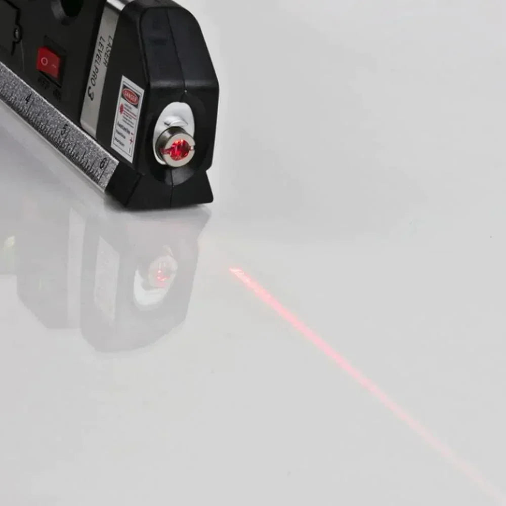 4-in-1 Measuring Tool | Triple Bubble Level & Laser