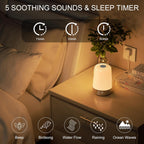 Wake-Up Light Alarm Clock | Sunrise & Sunset Simulation | USB-C Rechargeable