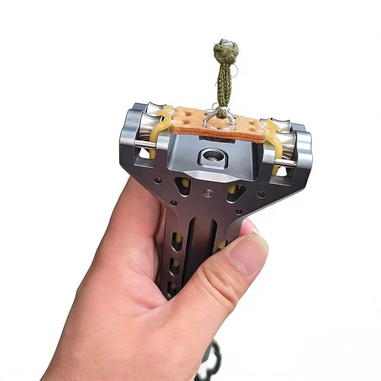 Telescopic Slingshot | 8 mm Magazine Loading | Includes Pouches & Steel Balls