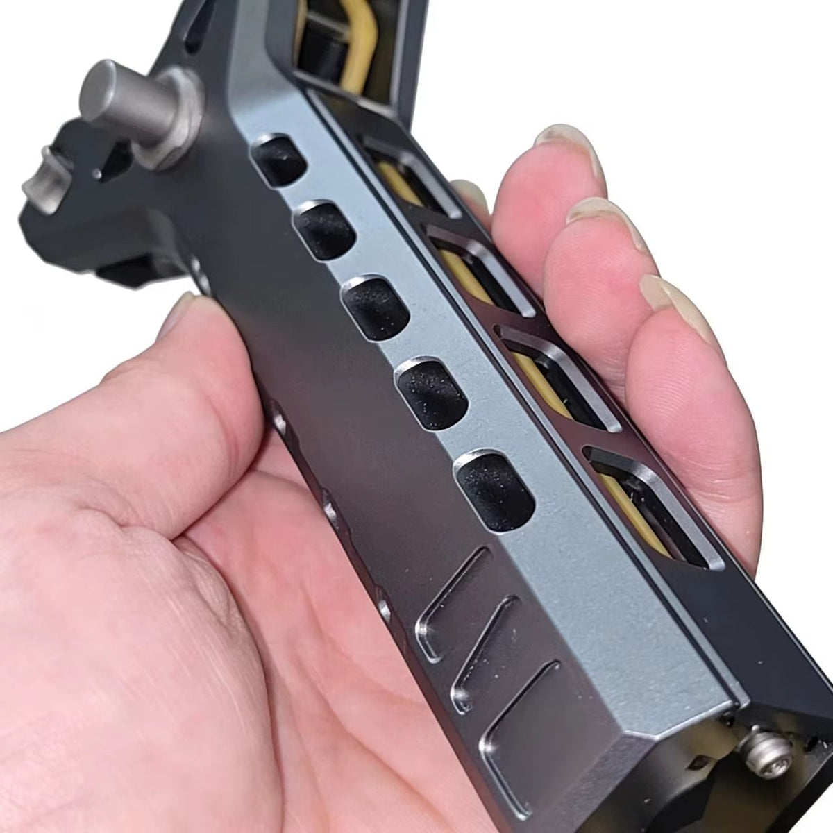 Telescopic Slingshot | 8 mm Magazine Loading | Includes Pouches & Steel Balls