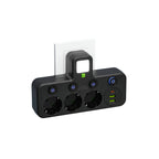 Power Strip | EU Sockets & USB-A/USB-C Ports | Wall-Mountable