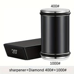 Sharpening Stone Set | Magnetic Angle Guide | Wood & Metal Holder