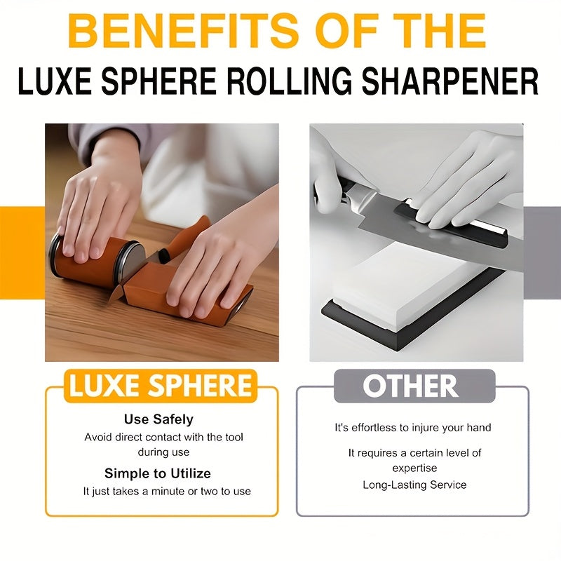 Sharpening Stone Set | Magnetic Angle Guide | Wood & Metal Holder