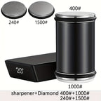 Sharpening Stone Set | Magnetic Angle Guide | Wood & Metal Holder