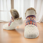 Socks | Non-Slip Silicone Dot Sole | Wool Plush Lining