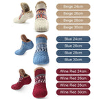 Socks | Non-Slip Silicone Dot Sole | Wool Plush Lining