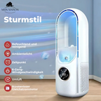 Table Air Cooler | Bladeless Cooling & Humidifying | USB, 6 Speeds