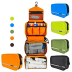 Toiletry Bag | Water-Repellent Fabric & Zip Closure | Carry Handle