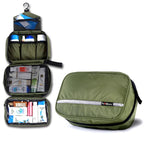 Toiletry Bag | Water-Repellent Fabric & Zip Closure | Carry Handle