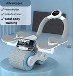 Ab Roller | Automatic Rebound & EVA Foam Handles