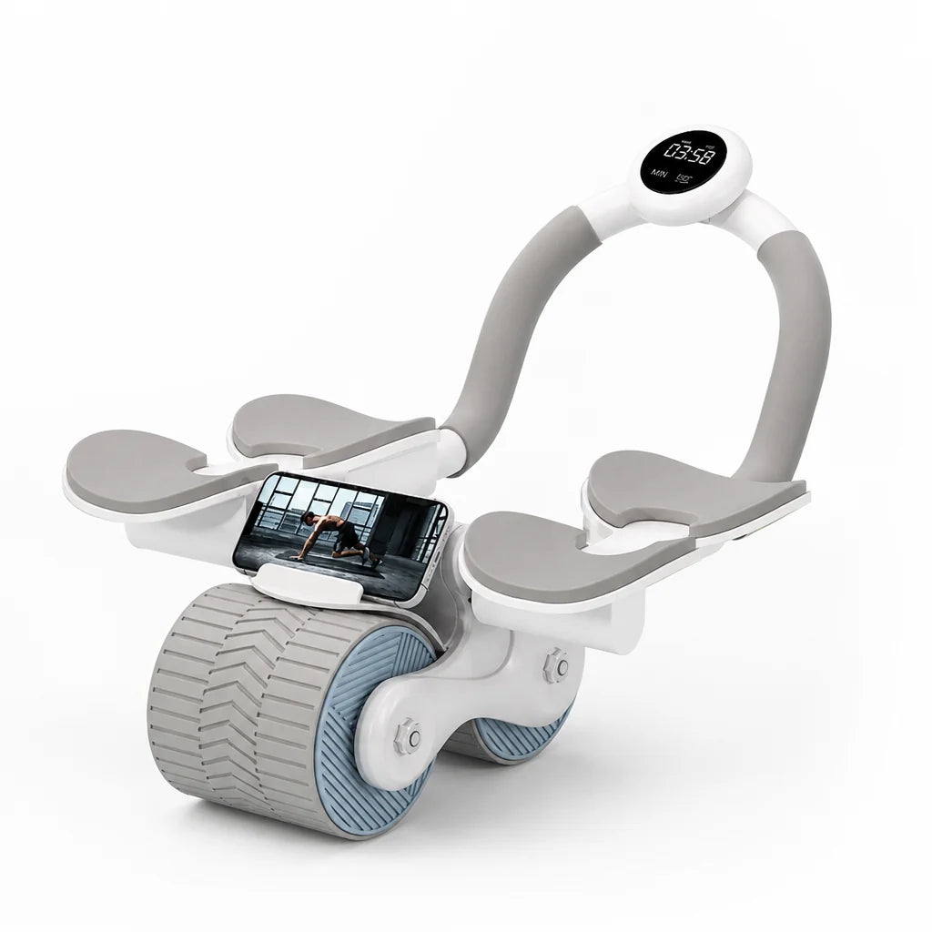 Ab Roller | Automatic Rebound & EVA Foam Handles