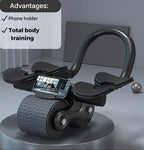 Ab Roller | Automatic Rebound & EVA Foam Handles