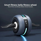 Ab Wheel | Automatic Rebound & Non-Slip | Built-In Counter
