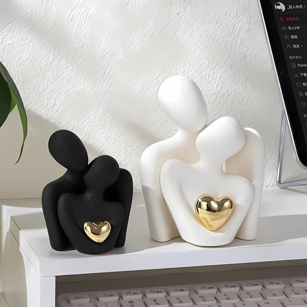 Abstract Couple Figurine
