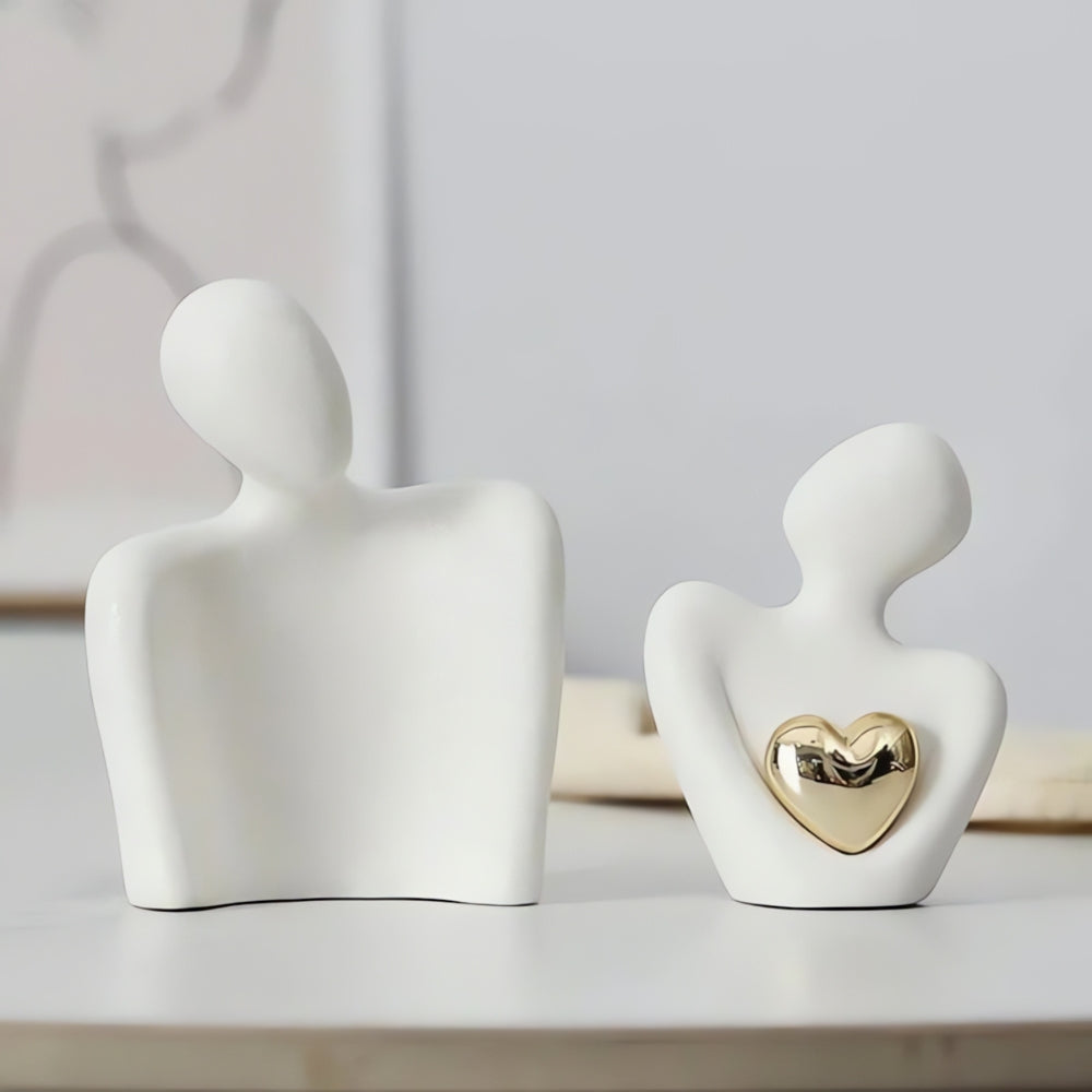 Abstract Couple Figurine