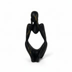 Abstract Thinker Resin Sculpture