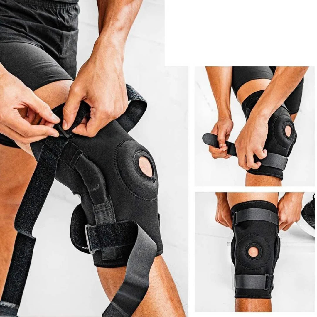 ACL Knee Brace | Dual-Hinge Open-Patella & Adjustable Straps