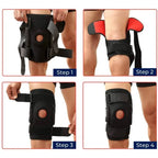 ACL Knee Brace | Dual-Hinge Open-Patella & Adjustable Straps