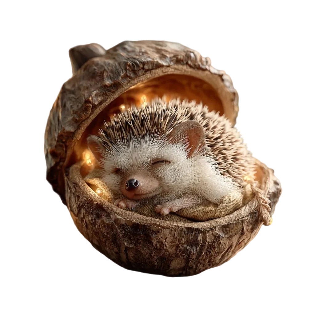 Acorn Animal Figurine | Sleeping Woodland & Gift-Ready | 6 Styles Available
