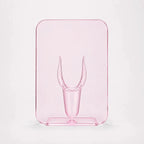 Acrylic Frame Vase | Gallery-Style & Clear Acrylic | 7.9 × 5.9 in