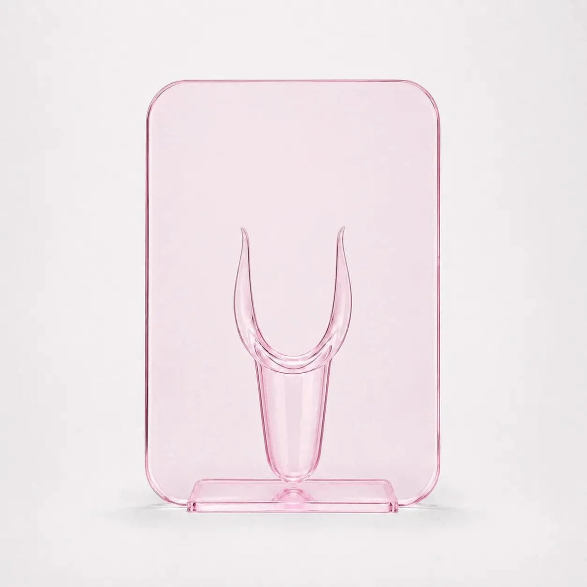 Acrylic Frame Vase | Gallery-Style & Clear Acrylic | 7.9 × 5.9 in