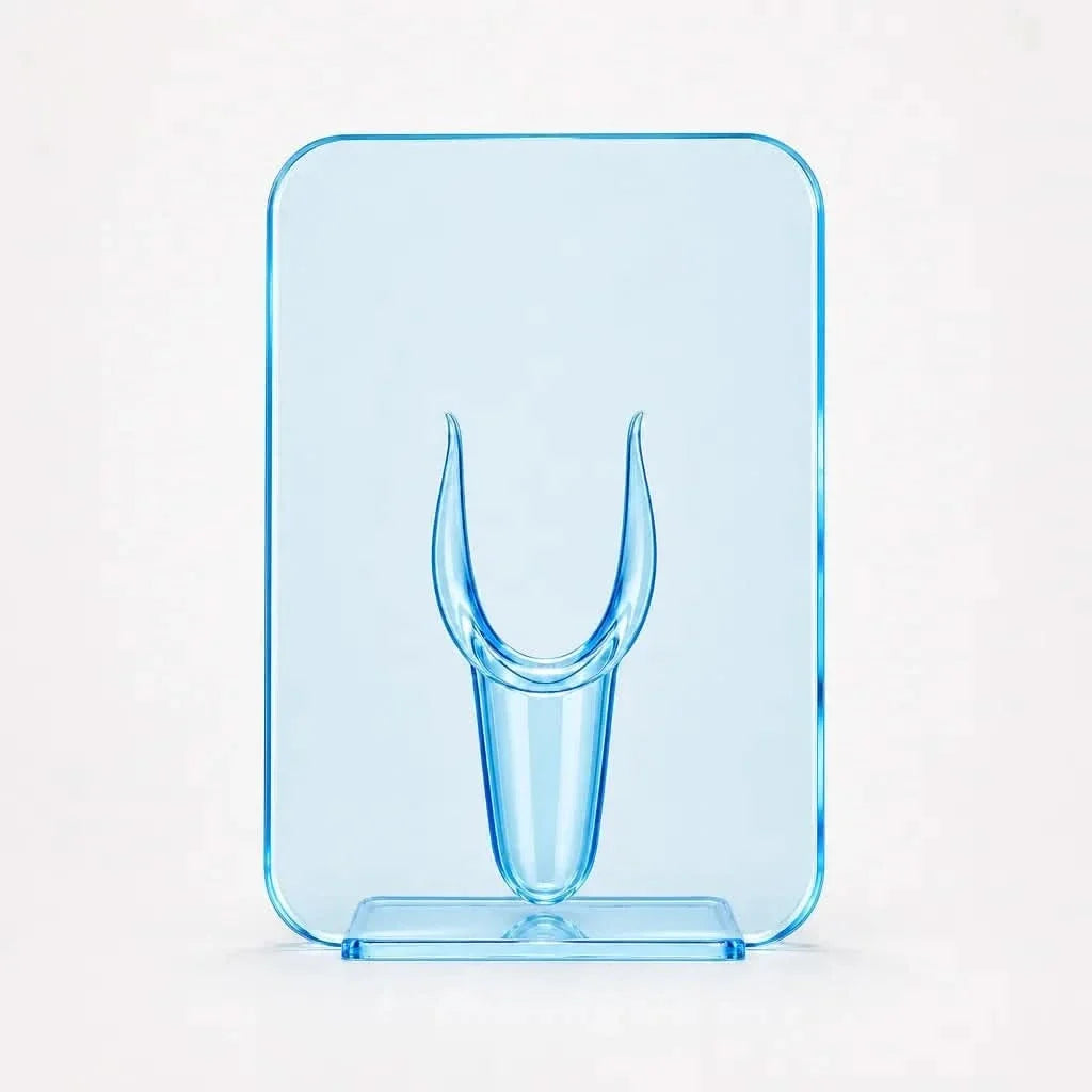 Acrylic Frame Vase | Gallery-Style & Clear Acrylic | 7.9 × 5.9 in