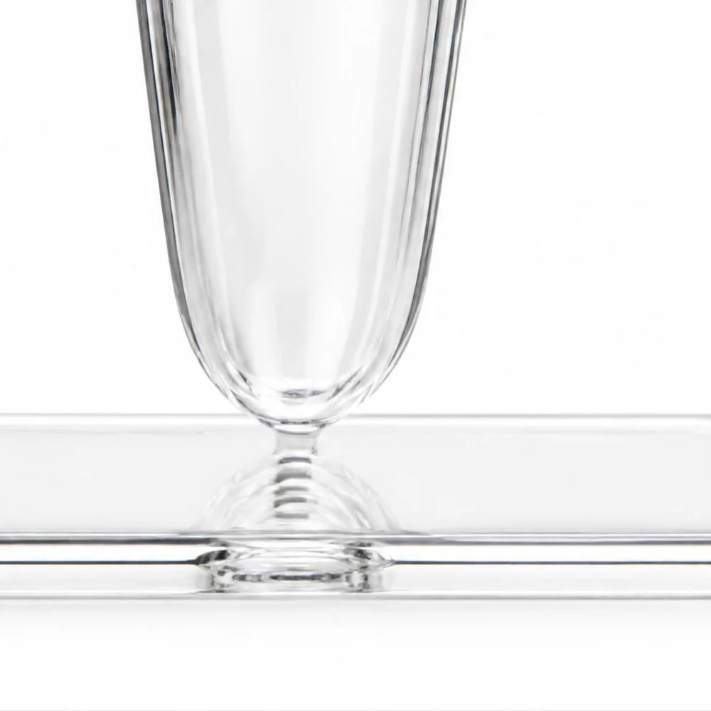 Acrylic Frame Vase | Gallery-Style & Clear Acrylic | 7.9 × 5.9 in