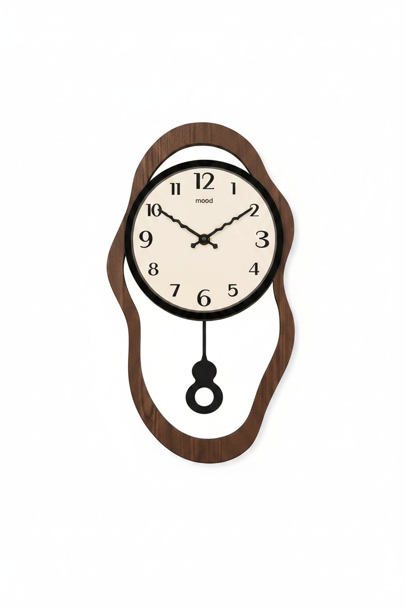 Acrylic Wall Clock | Vertical Minimalist Design & Silent Operation
