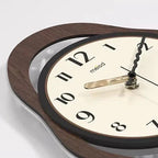 Acrylic Wall Clock | Vertical Minimalist Design & Silent Operation