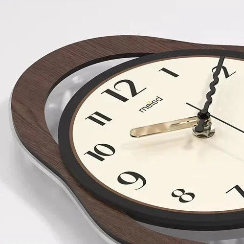 Acrylic Wall Clock | Vertical Minimalist Design & Silent Operation