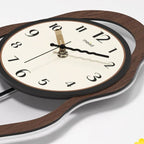 Acrylic Wall Clock | Vertical Minimalist Design & Silent Operation