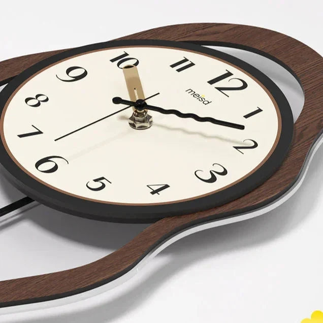 Acrylic Wall Clock | Vertical Minimalist Design & Silent Operation