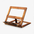 Book Stand | Adjustable Angles & Wood | Portable