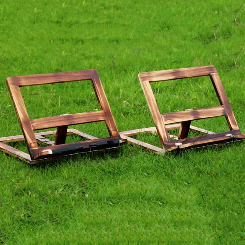 Book Stand | Adjustable Angles & Wood | Portable