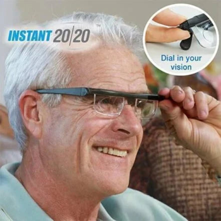 Adjustable-Focus Glasses | Manual Dial & Lightweight