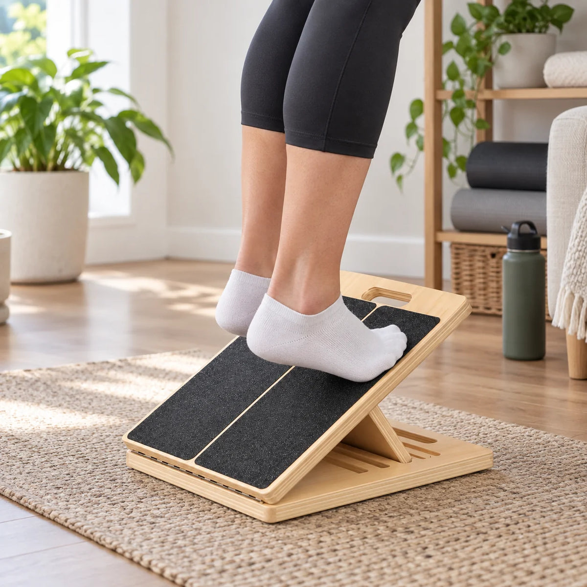 Adjustable Incline Board | Wooden 5-Position & Foldable