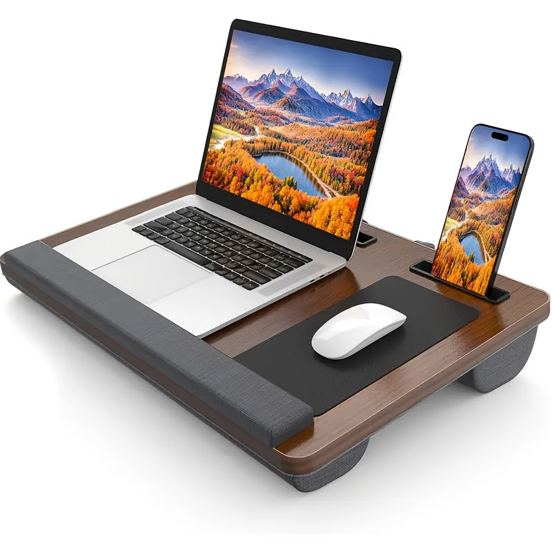 Adjustable Laptop Stand with Device Holders